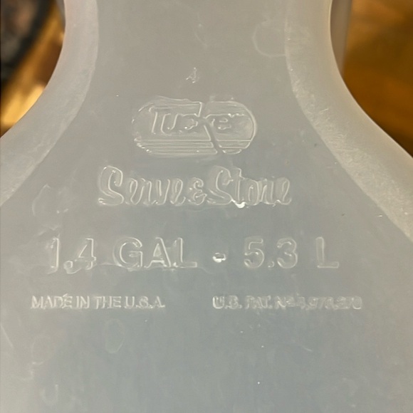 Vintage serve & store Cereal Saver sealable Lid 1.4 gallon 5.3 L dishwasher safe - Picture 6 of 9